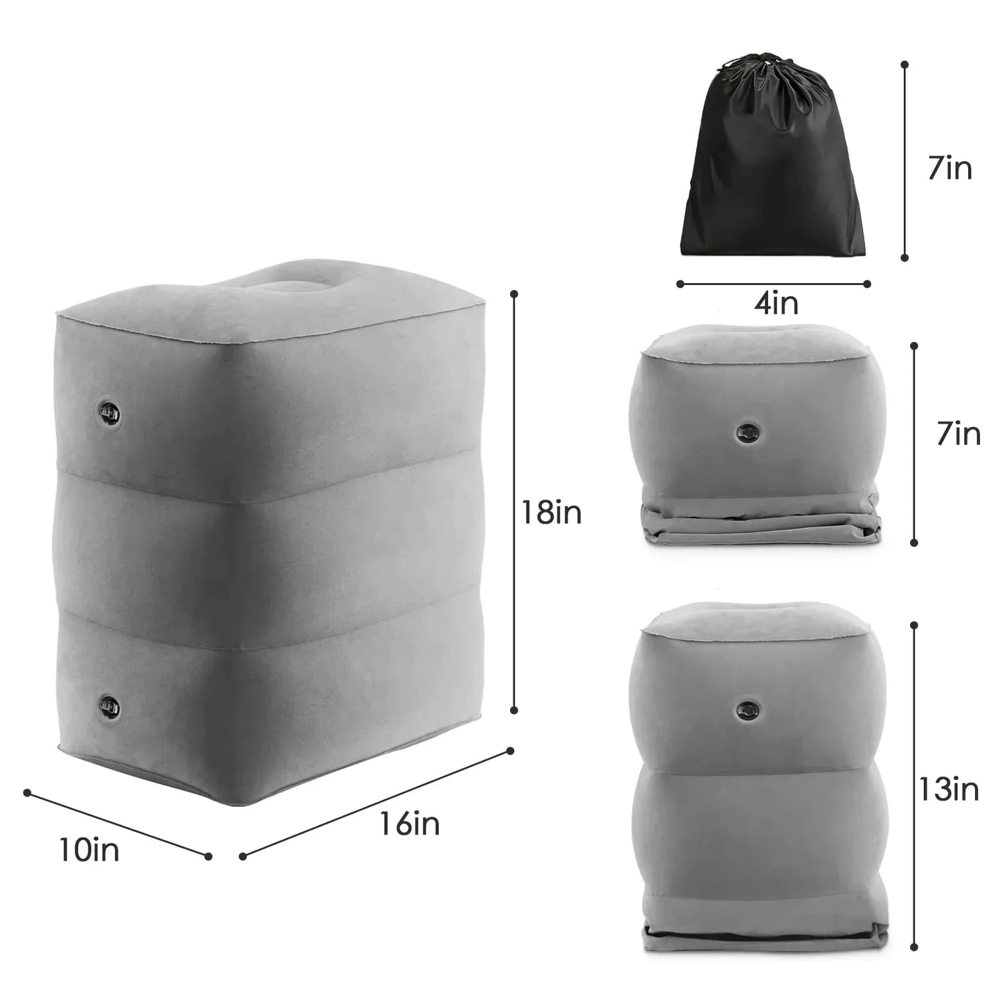 Repose-Pieds Gonflable Avion