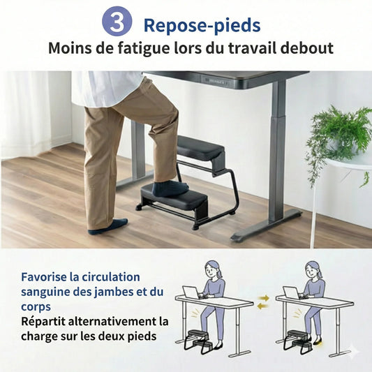 Repose-Pieds Réglable Bureau