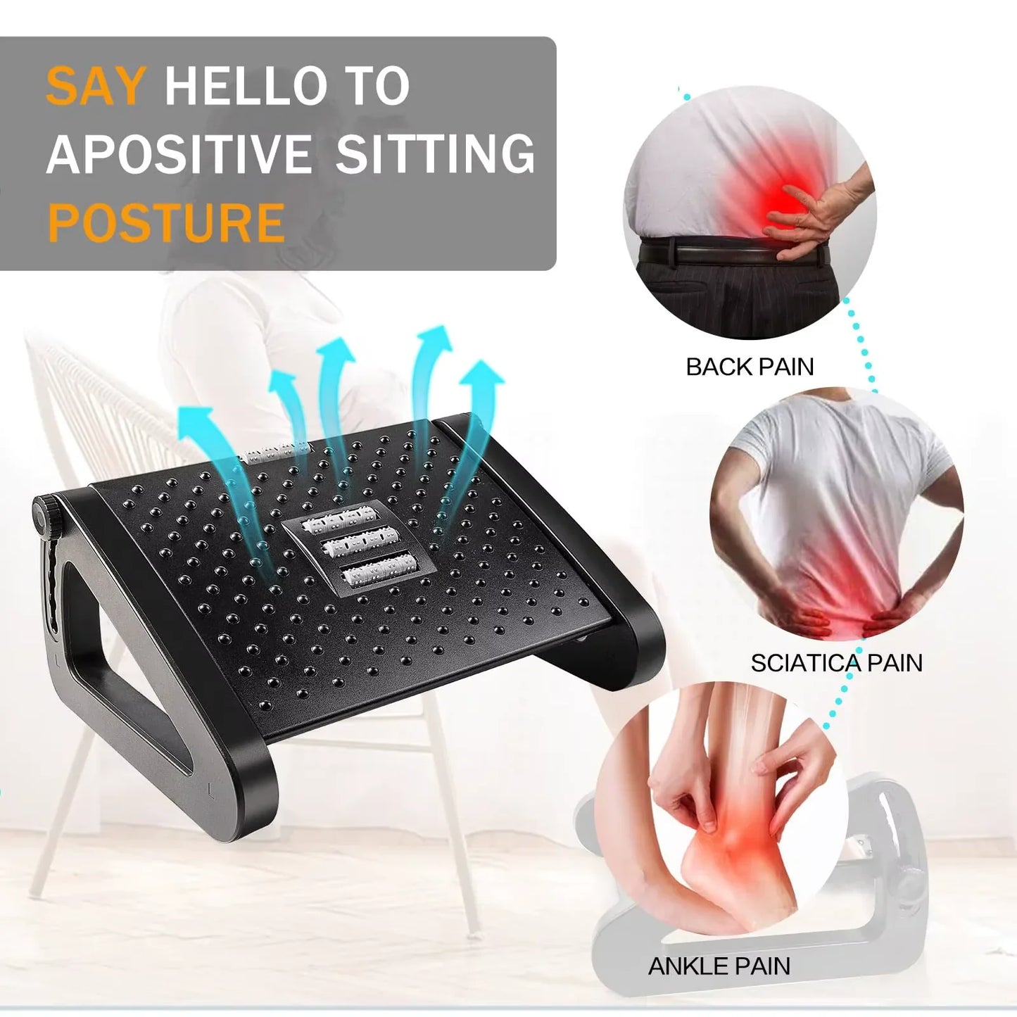 Repose-Pieds Bureau Circulation Sanguine