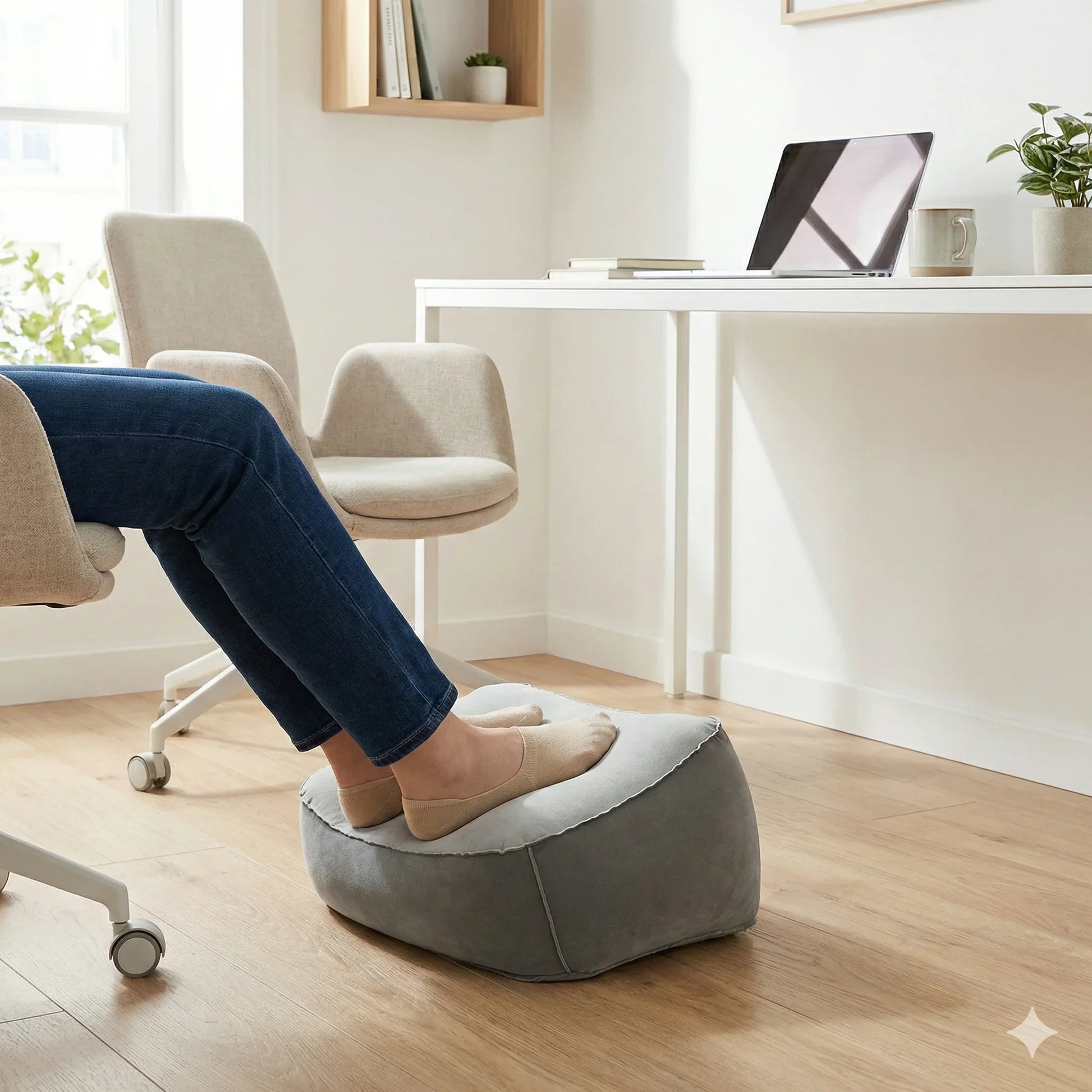 Repose-Pieds Ergonomique Gonflable